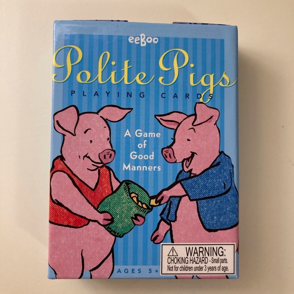 Polite Pigs Manners Card Game - Picture 1 of 5